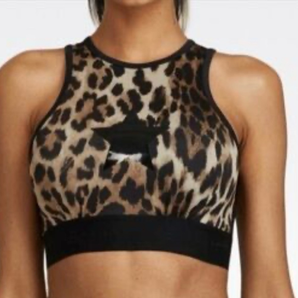 Leopard Print Sports Bra